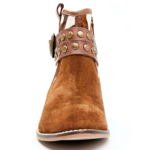 Women's Shyanne Western Booties Brown Size 8.5 - Picture 3 of 8